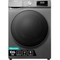 Hisense washer-dryer image showing 10kg washing and 6kg drying capacity