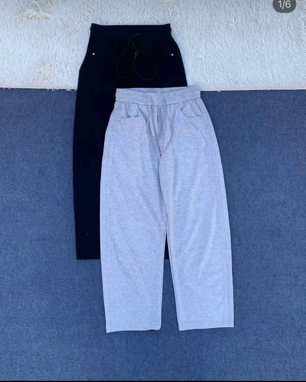 Sweatpants on hangers — Black, Beige, Navy, Grey