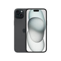 iPhone 15 Plus 256GB - Black color, front and back view