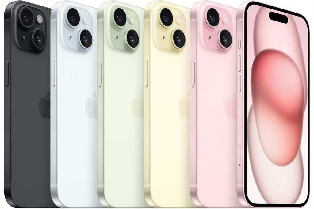 iPhone 15 128GB - All colors: Black, Blue, Green, Yellow, Pink