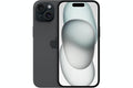 iPhone 15 256GB - Black color, front and back view