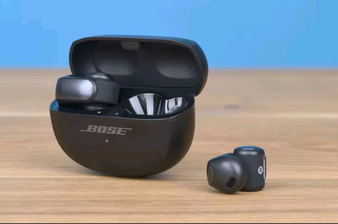 Bose Ultra Open Earbuds with charging case open