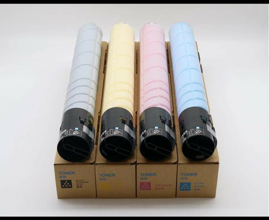 CMYK Colour Toner Cartridge Set — Black, Yellow, Magenta and Cyan 4-Pack