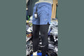Men's Athletic Shorts & Leggings Set - Blue shorts with black compression leggings