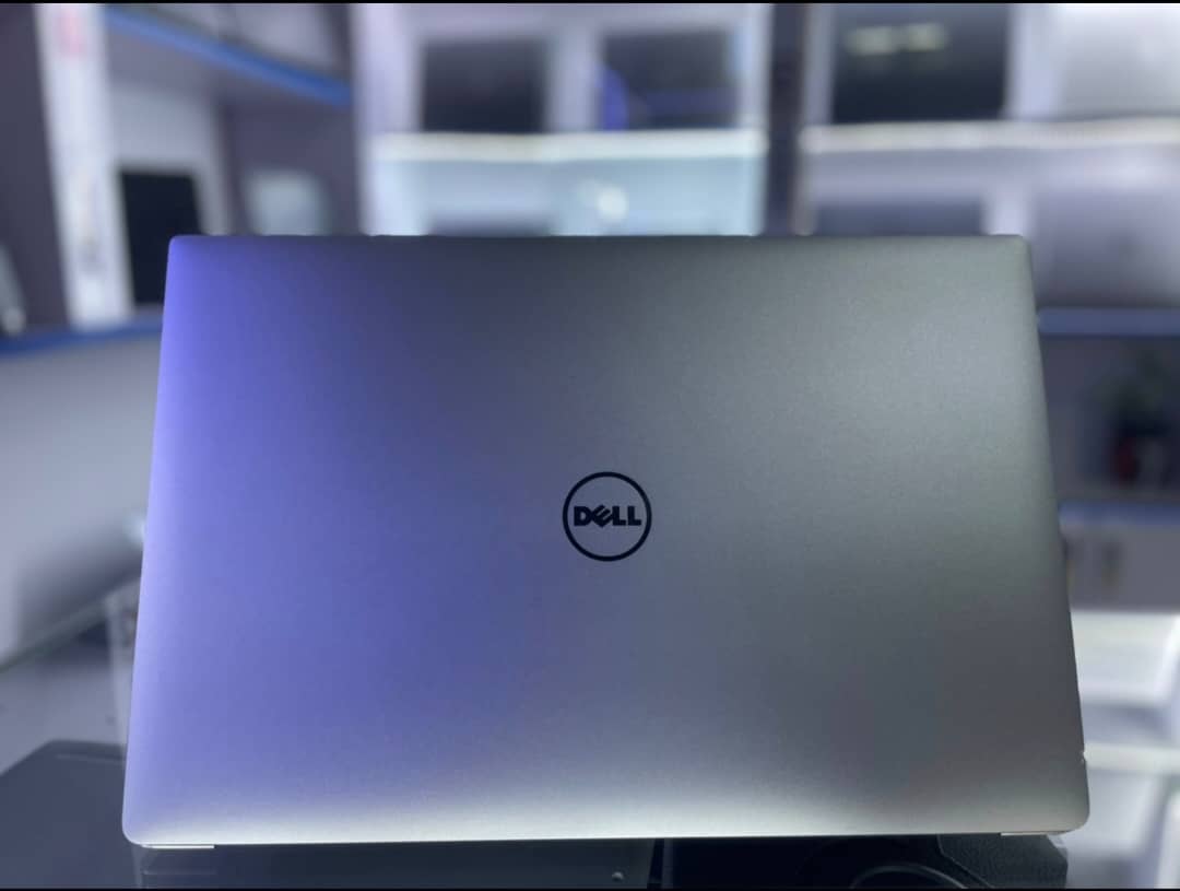 Dell XPS 15 open showing Windows 10 display