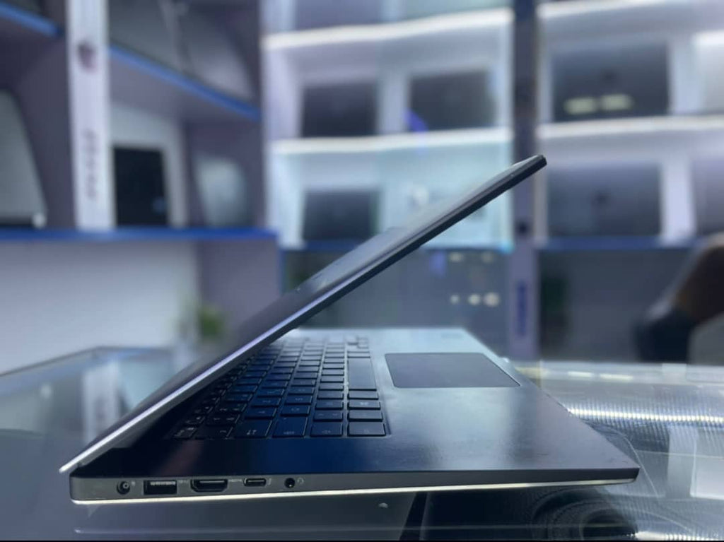 Dell XPS 15 side view showing left ports