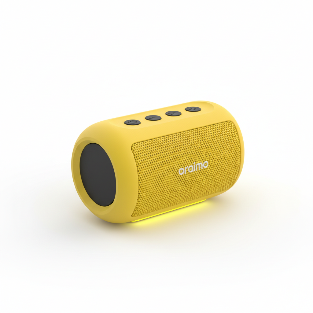 Oraimo Portable Bluetooth Speaker - Yellow