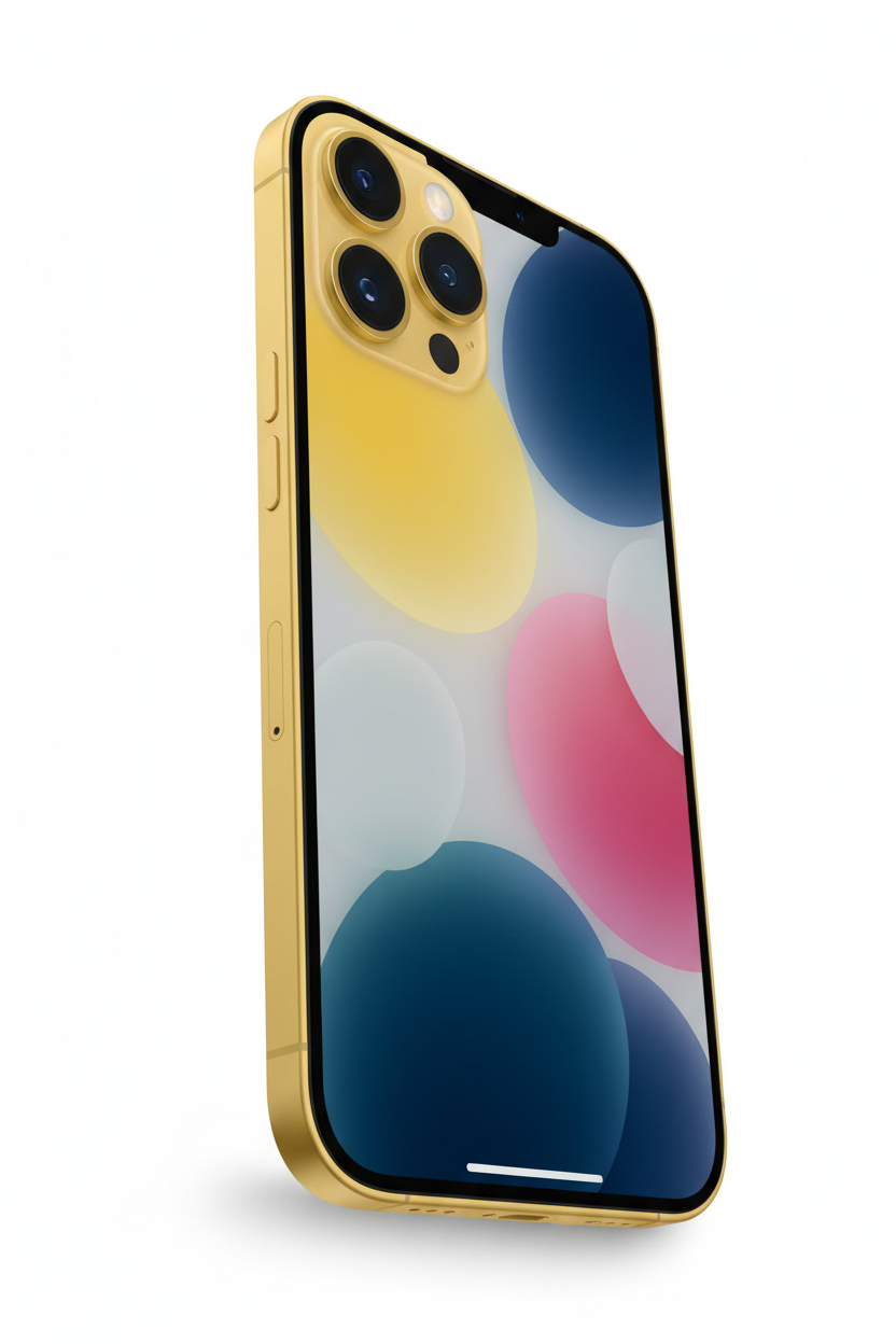 iPhone 15 Plus 256GB Yellow angled view