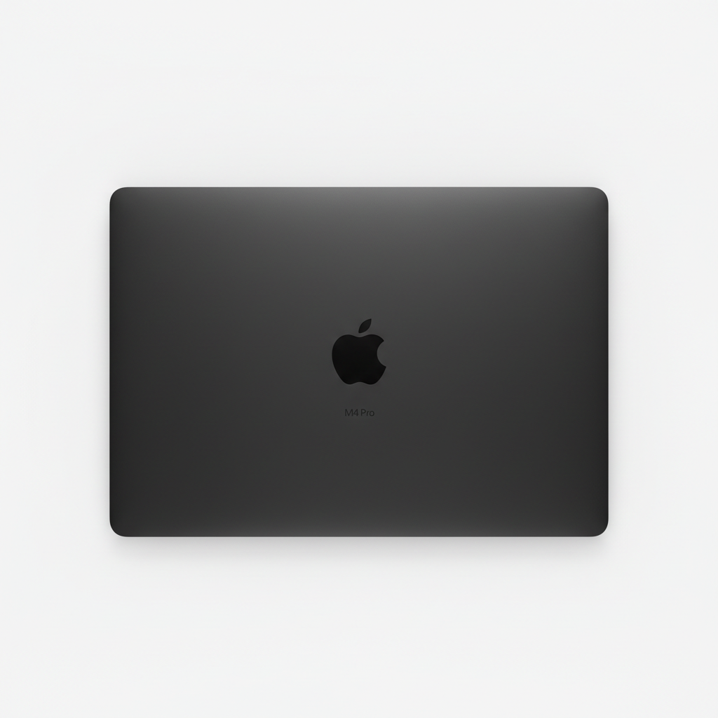 MacBook Pro 14 M4 Pro 2025 Space Black top view