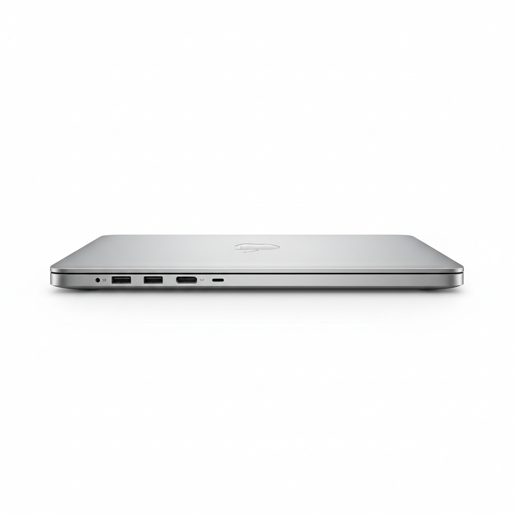 MacBook Pro M5 2026 48GB Silver side view