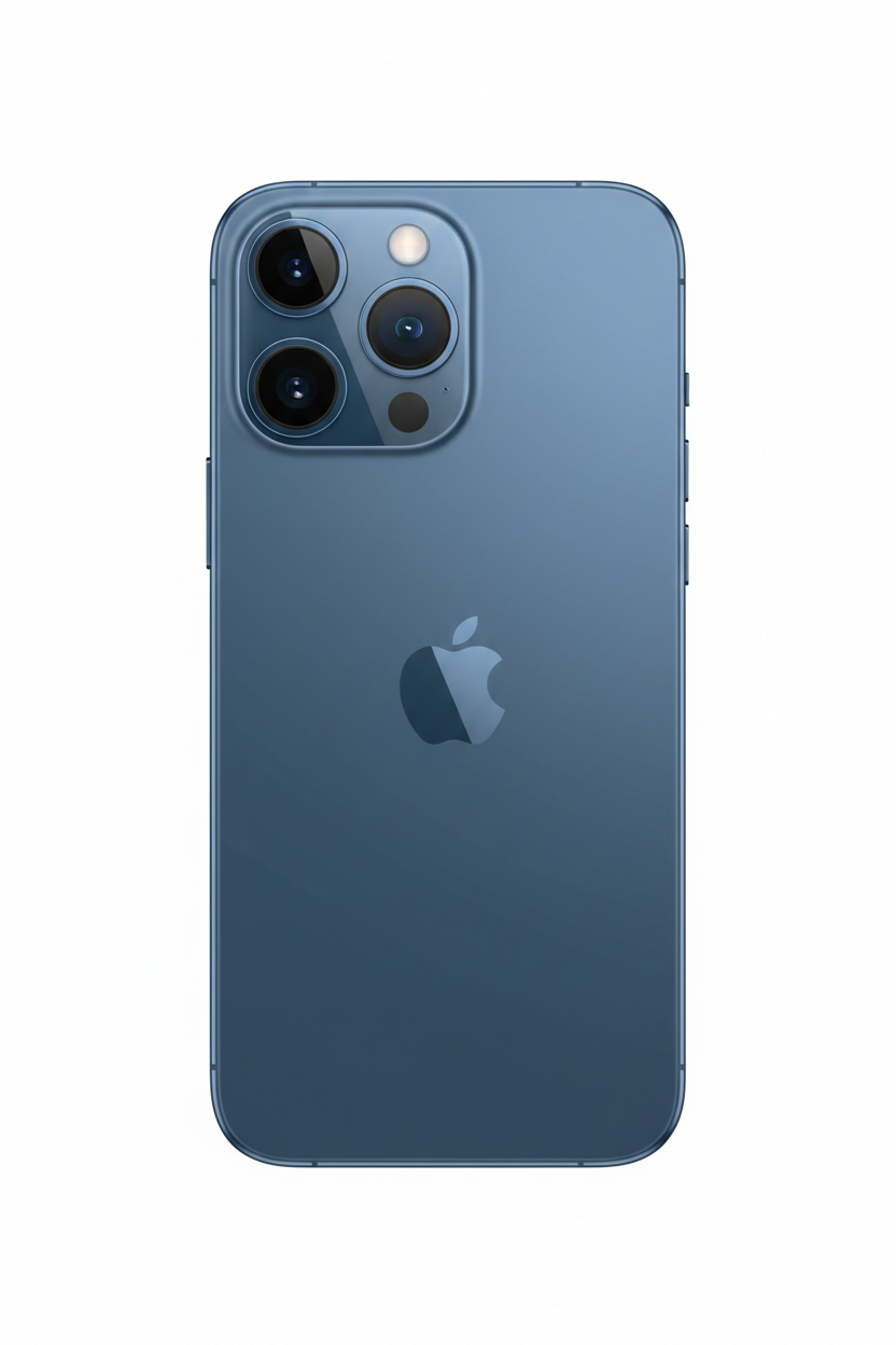 iPhone 15 Pro 128GB Blue Titanium back view