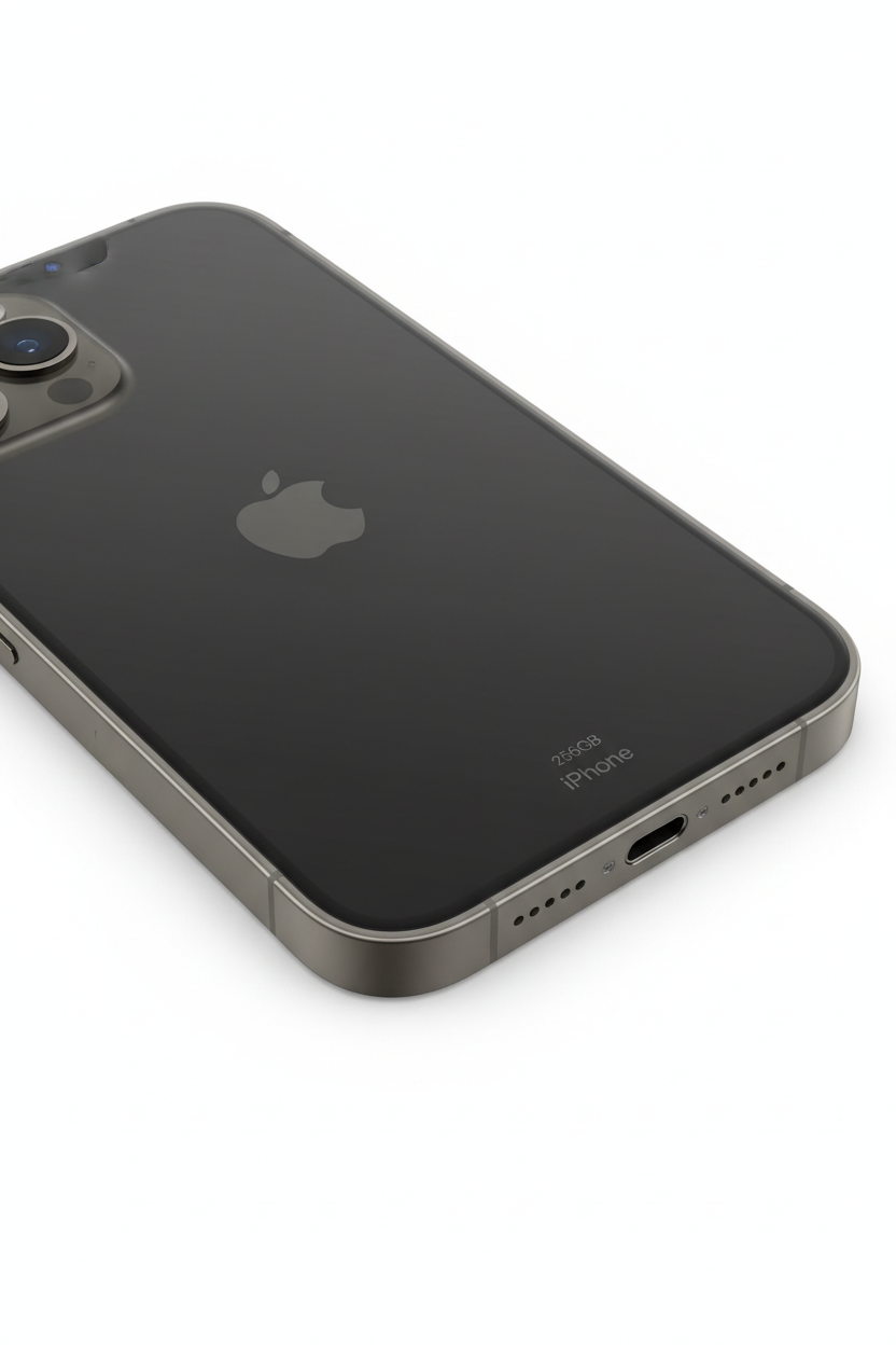 iPhone 15 Pro Max 256GB Natural Titanium angled view