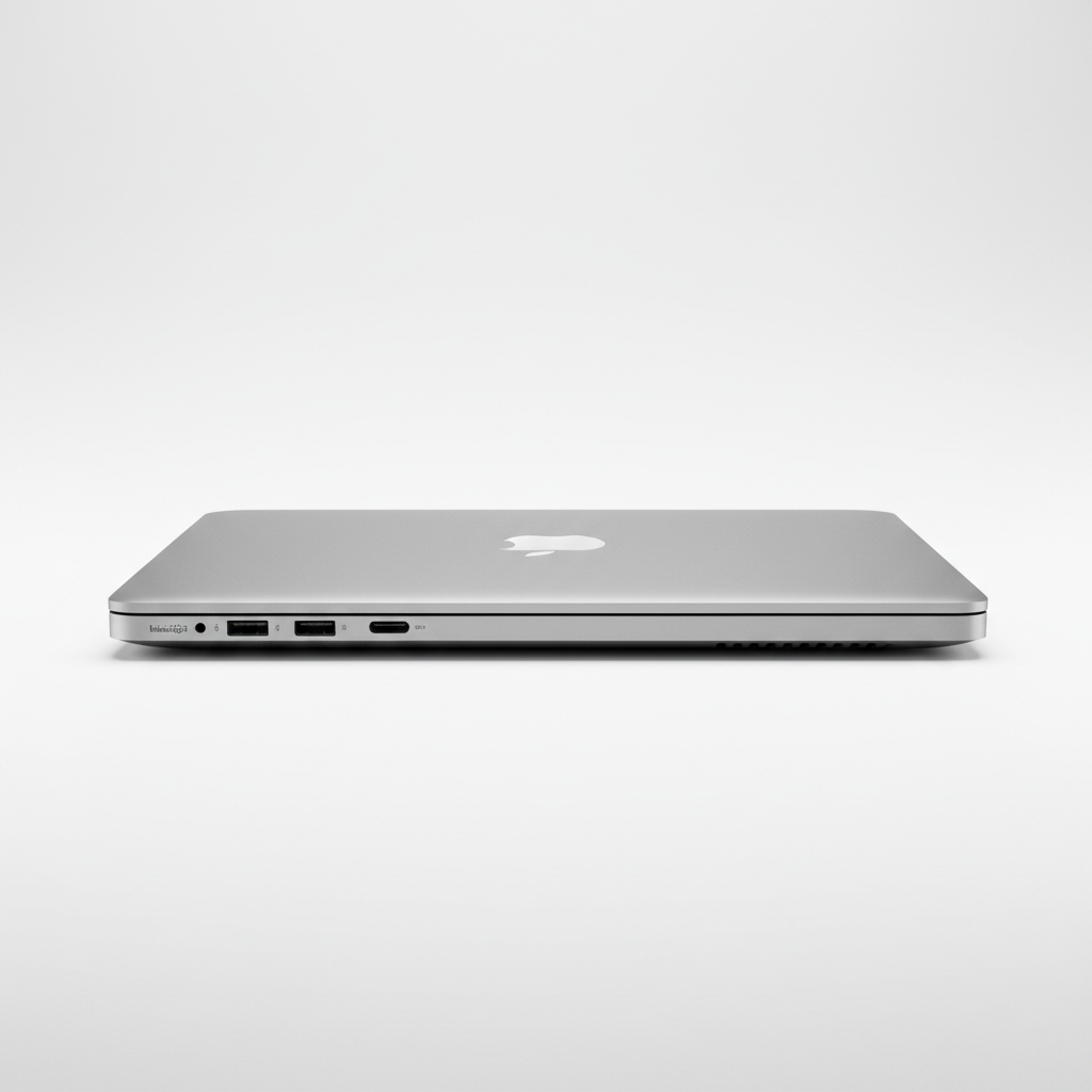 MacBook Pro 14 M5 2026 24GB Silver side view