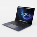 MacBook Air 13 M4 2025 Midnight angled view