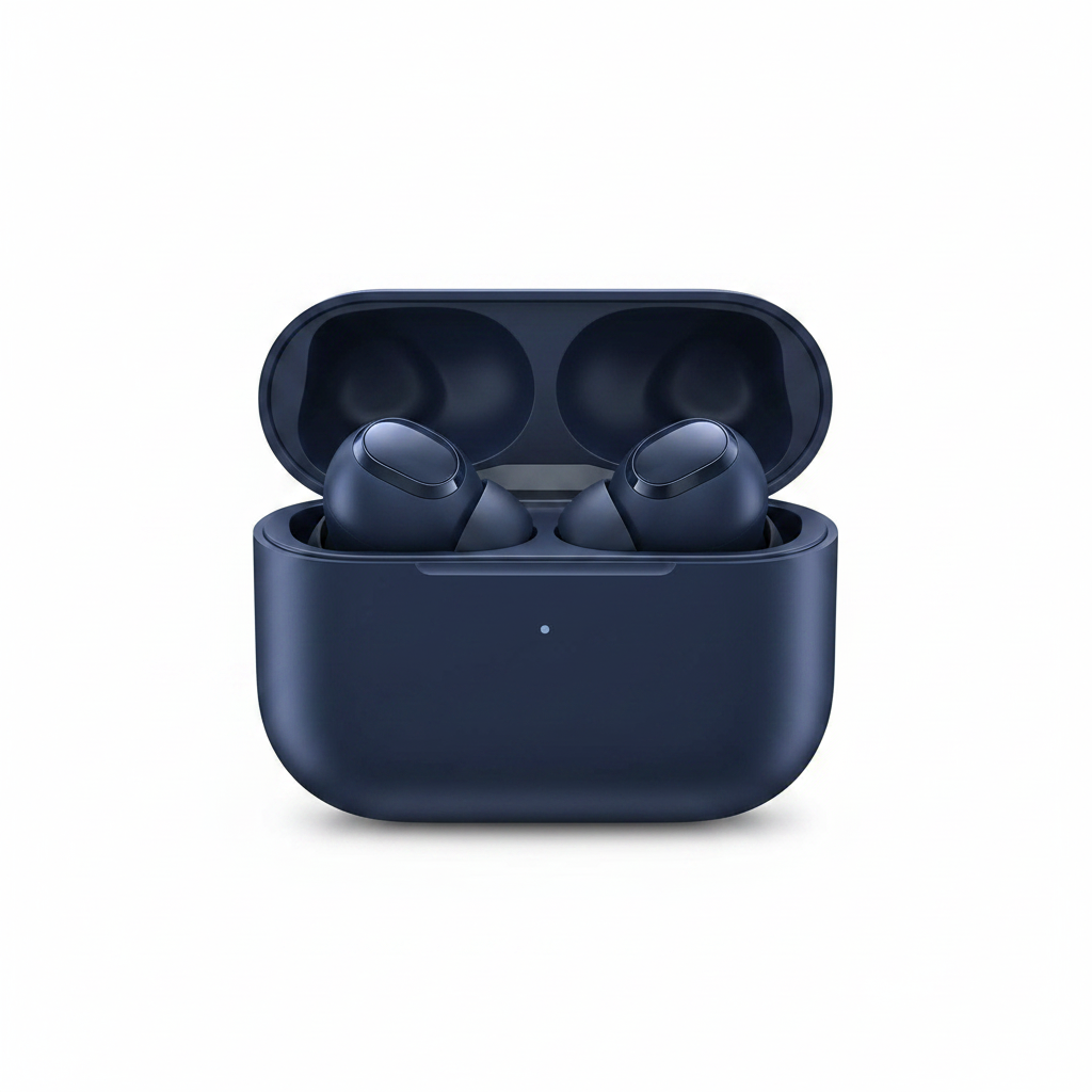 Samsung Galaxy Buds Blue - White Background
