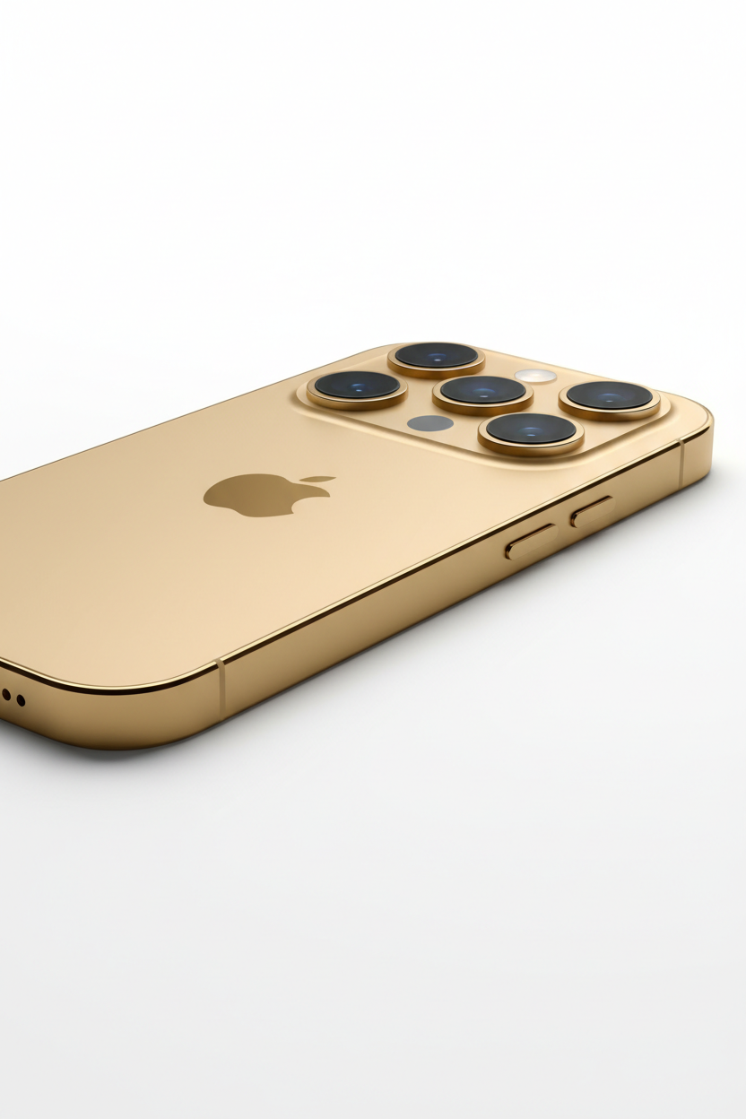 iPhone 14 Pro Gold angled view