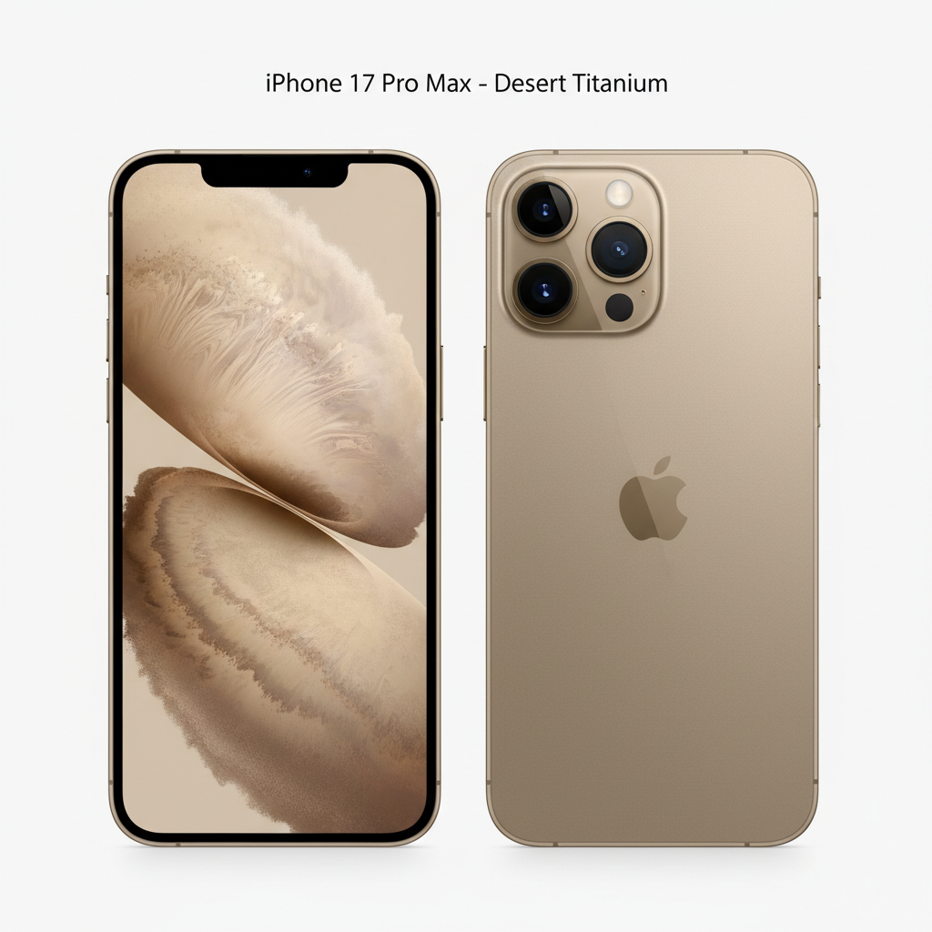 iPhone 17 Pro Max Desert Titanium