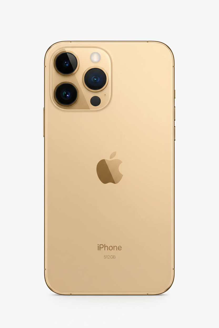 iPhone 14 Pro 512GB Gold back view