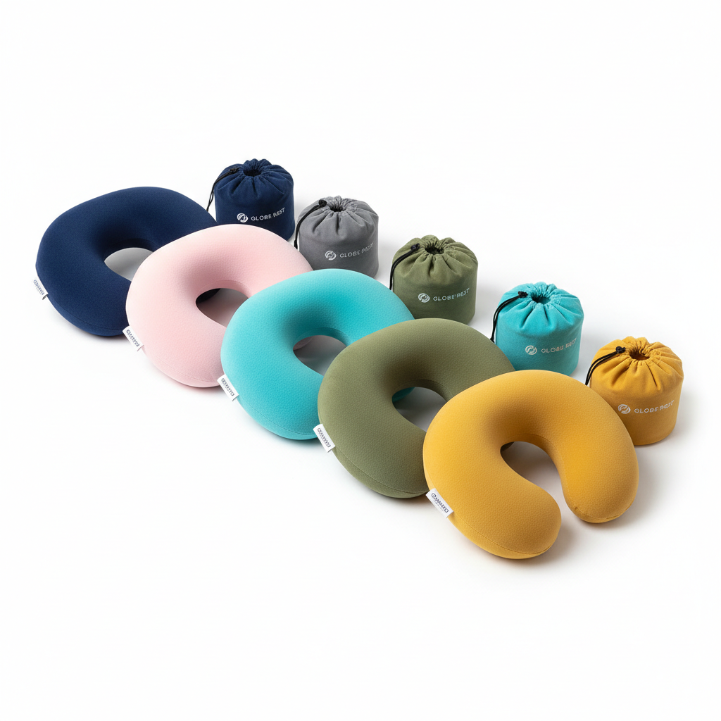 Travel Neck Pillow - With Carry Bag
