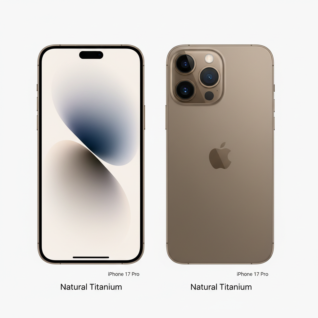 iPhone 17 Pro Natural Titanium