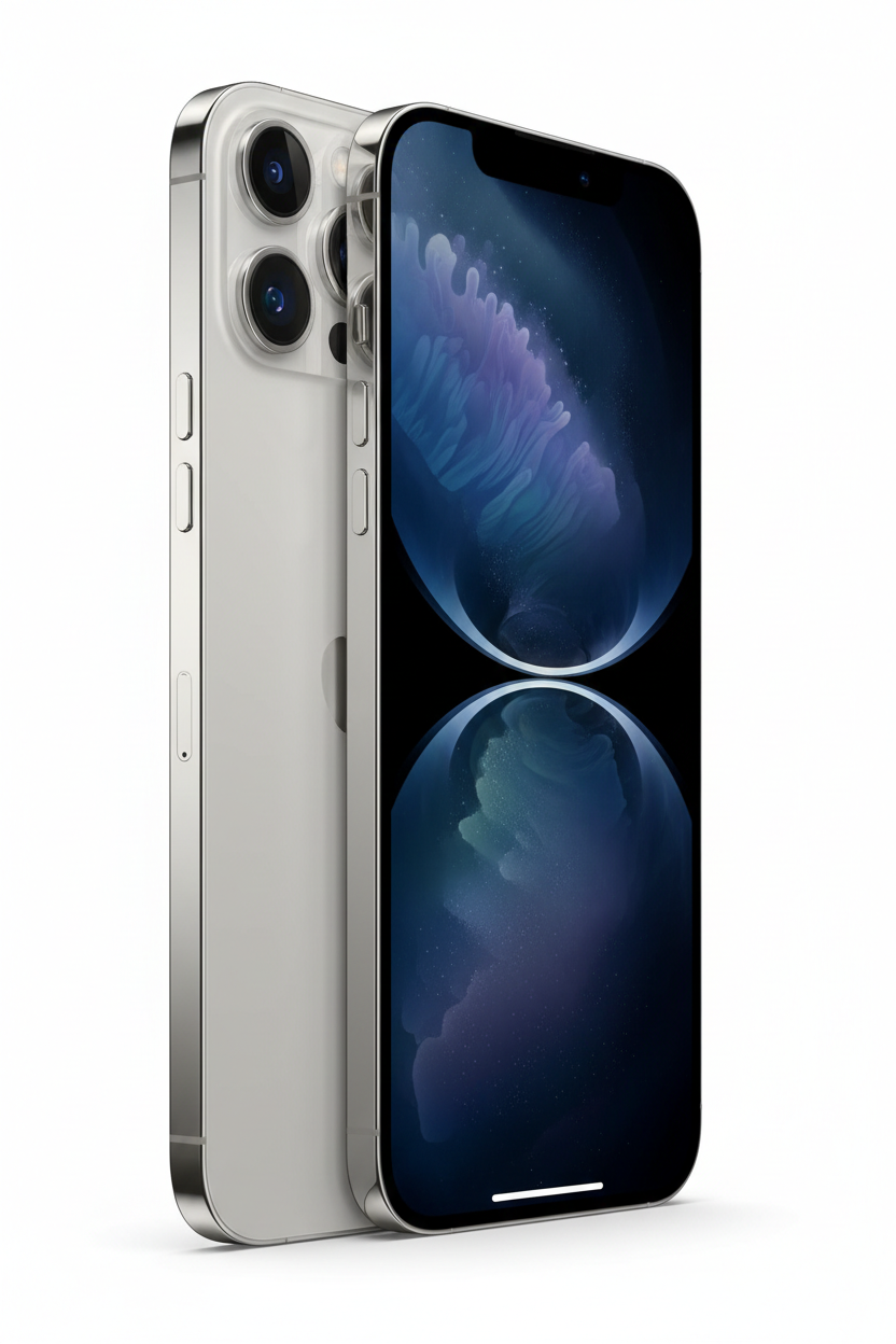 iPhone 14 Pro Max 256GB Silver angled view