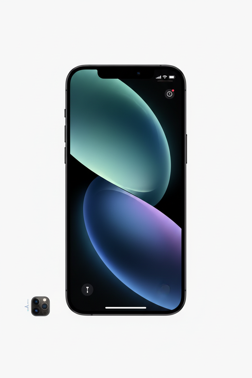 iPhone 15 Pro 128GB Black Titanium front view