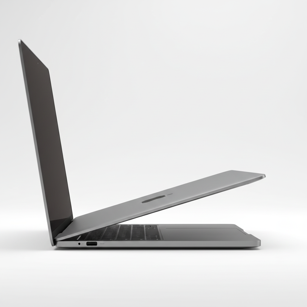 MacBook Pro 14 M4 Pro 2025 Silver side view