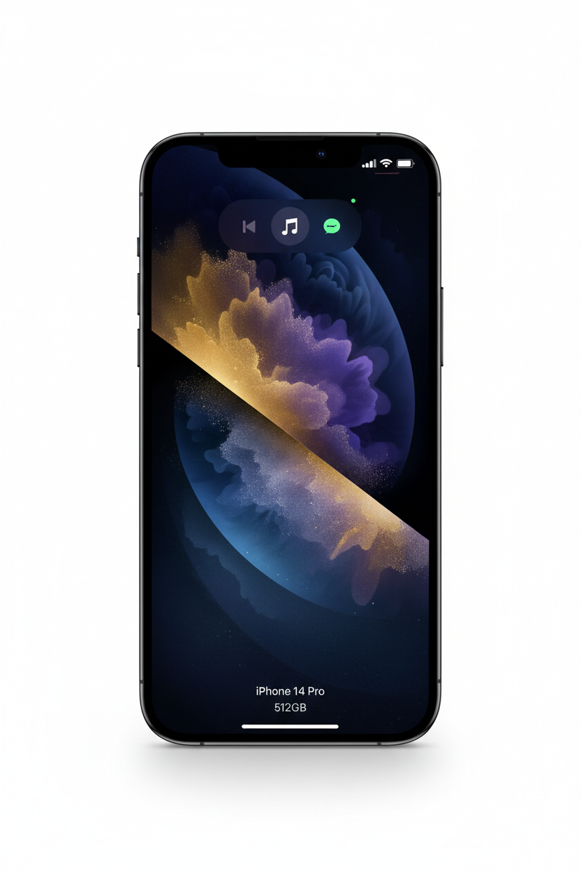 iPhone 14 Pro 512GB Space Black front view