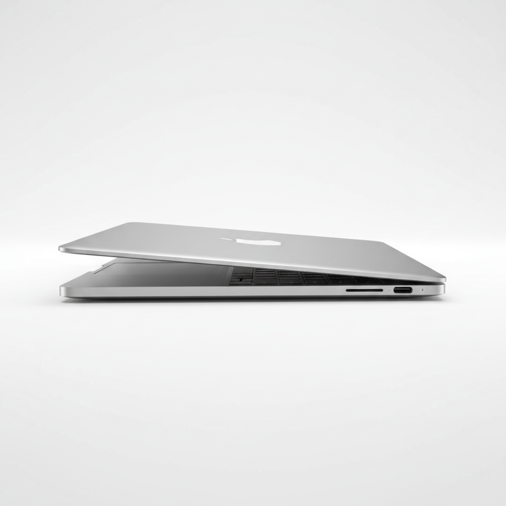 MacBook Neo 13 inch side profile view