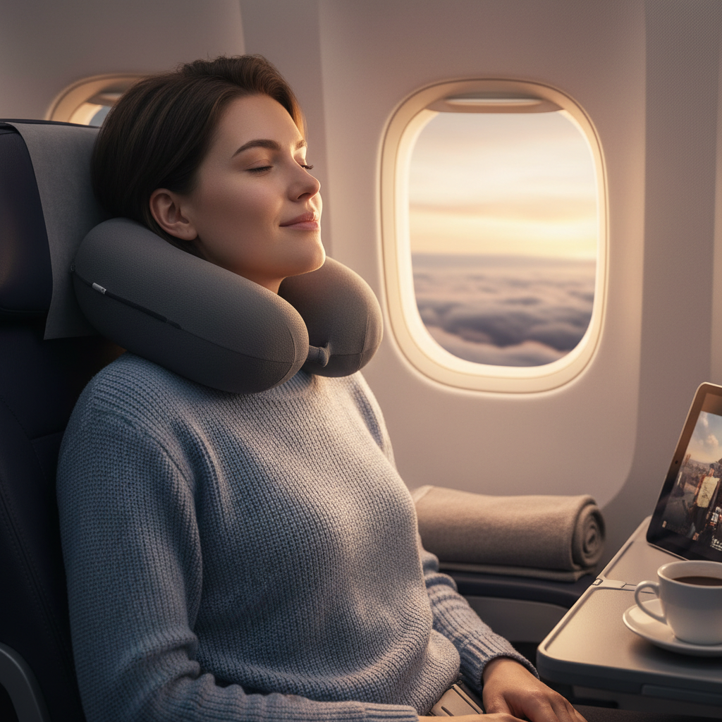 Travel Neck Pillow - Lifestyle