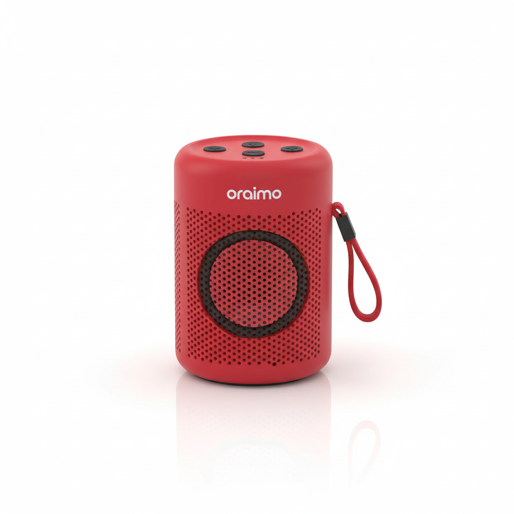 Oraimo Portable Bluetooth Speaker - Red
