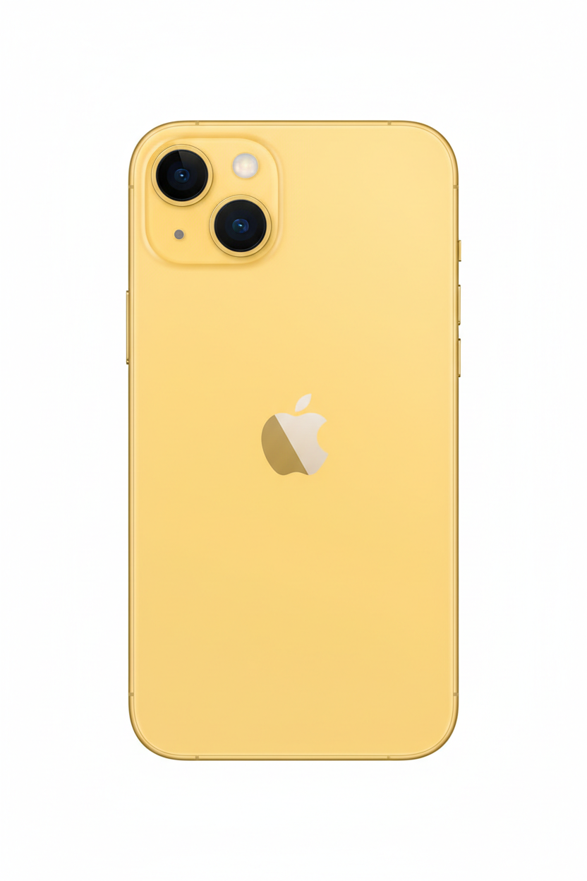 iPhone 15 128GB Yellow back view