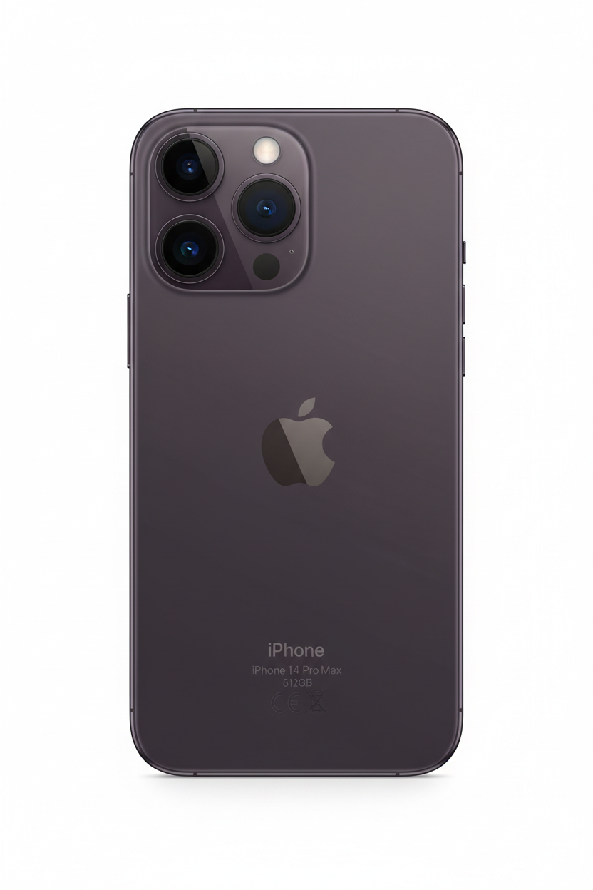 iPhone 14 Pro Max 512GB Deep Purple back view
