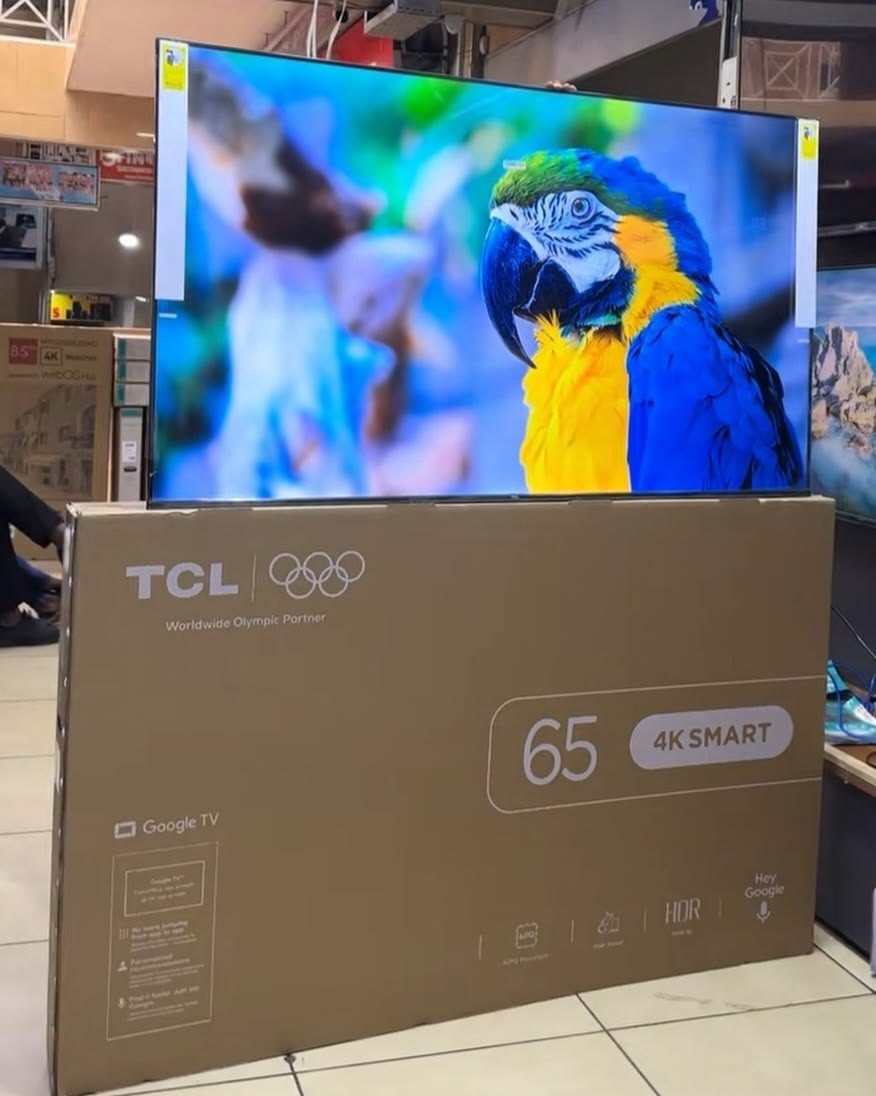 TCL 65 inch 4K Smart Google TV with box